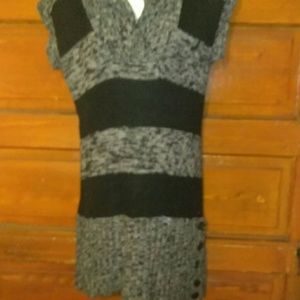 Knee length sweater dress